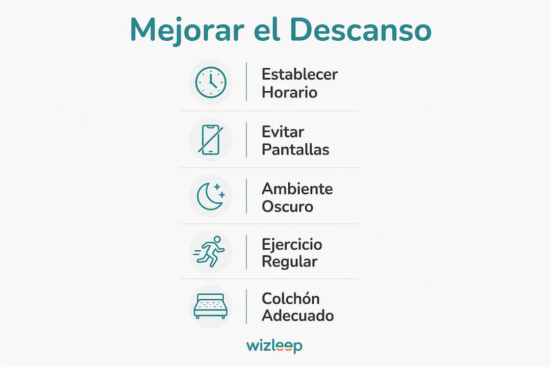 Pasos prácticos para revisar las posibles causas de falta de descanso