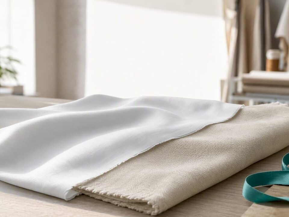 Muestras de tejido de lyocell Tencel y algodón para ropa de cama